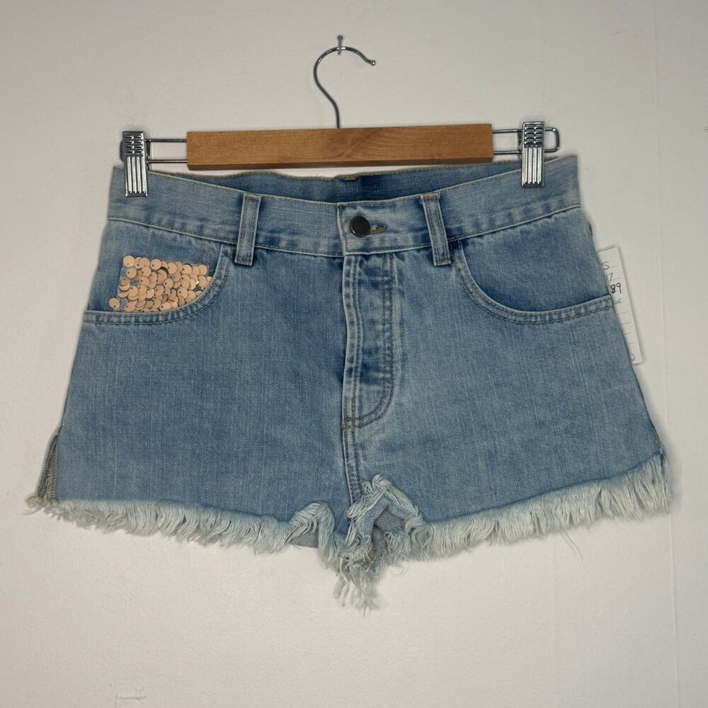 Le Voliere Designer Denim Shorts | Sz S